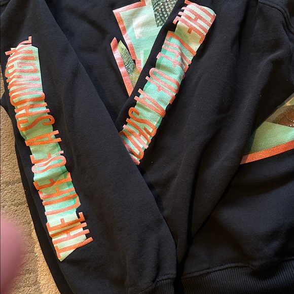 ❌DO NOT BUY! ❌Taylor Swift TLOAS crewneck sweatshirt size L track list - Picture 4 of 6